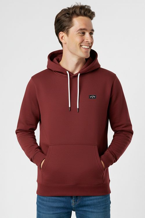 Moletom Billabong Small Arch Patch 310G Tn Vinho