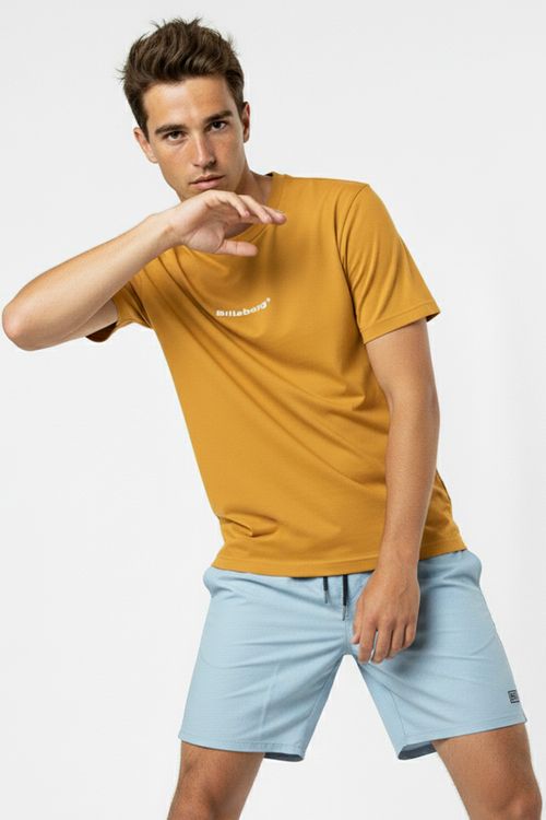 Camiseta Billabong M/C Smitty Tn Mostarda