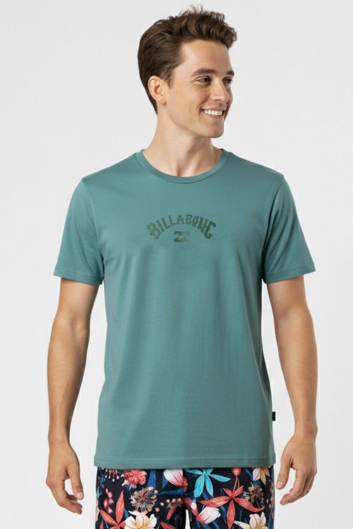 Camiseta Billabong M/C Mid Arch Tn Verde Escuro