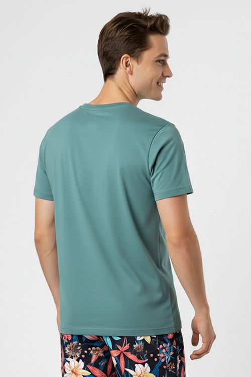 Camiseta Billabong M/C Mid Arch Tn Verde Escuro