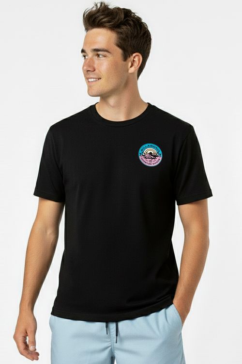 Camiseta Billabong M/C Rockies Tn Preto