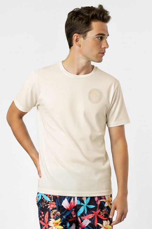 Camiseta Billabong M/C Rockies II Tn Off White