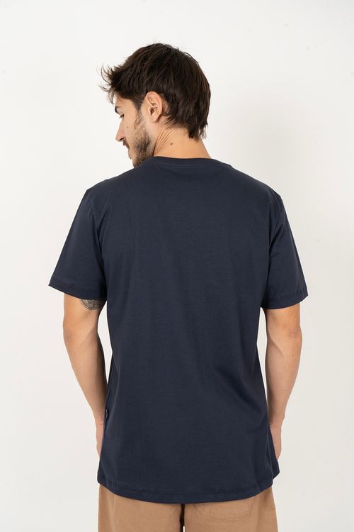 Camiseta Billabong M/C Bracket Wave Marinho