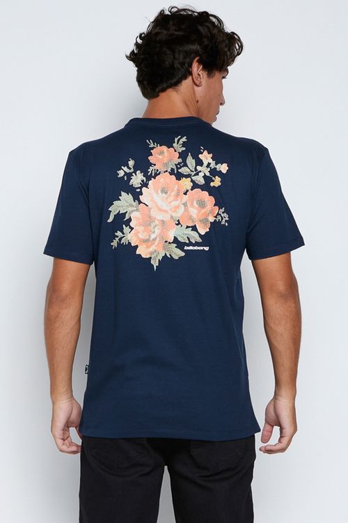 Camiseta Billabong M/C Exit Bouquet Marinho