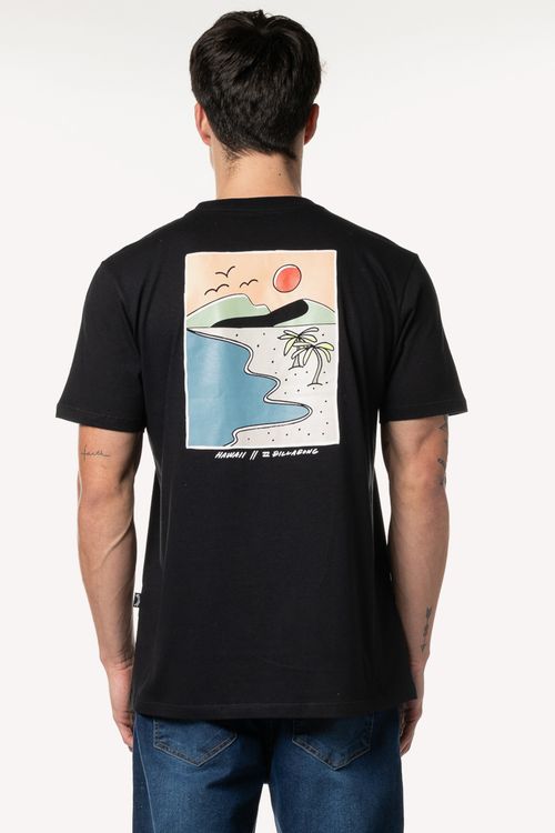 Camiseta Billabong M/C Panorama Preto