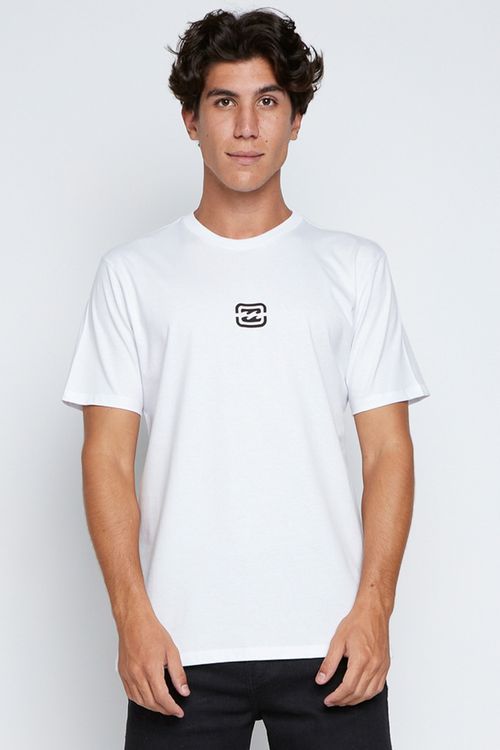 Camiseta Billabong M/C Bracket Wave Branco
