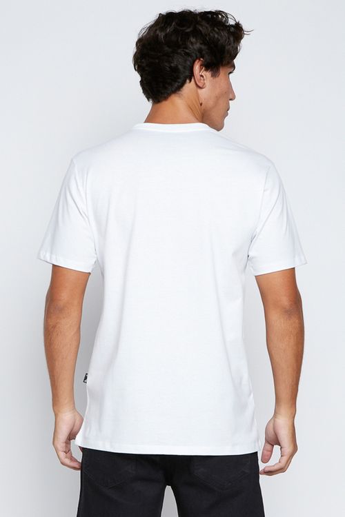 Camiseta Billabong M/C Bracket Wave Branco