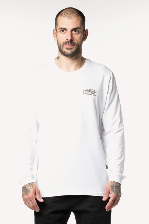 Camiseta Billabong M/L Crossboards Branco