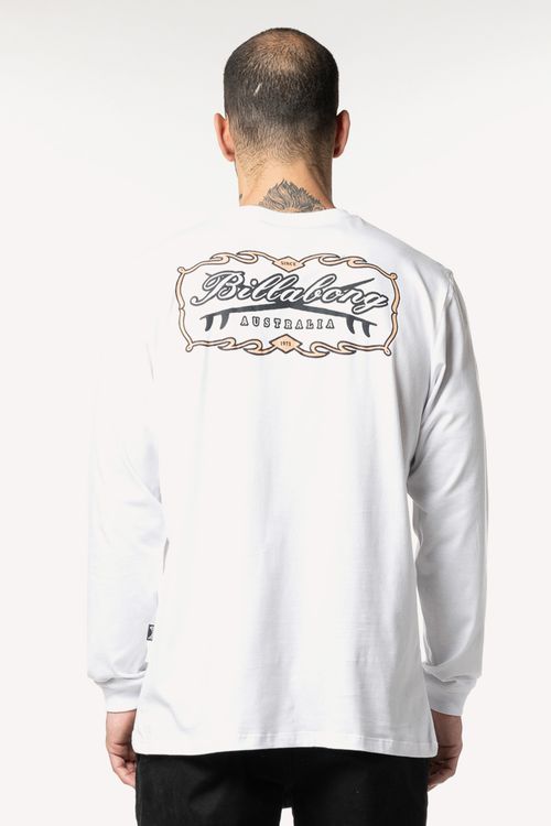 Camiseta Billabong M/L Crossboards Branco