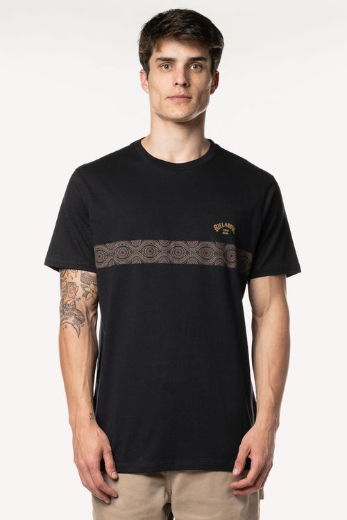Camiseta Billabong M/C Stripe II Preto