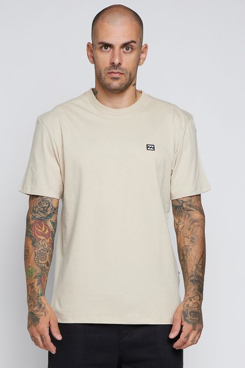 Camiseta Billabong M/C Icon Patch Areia