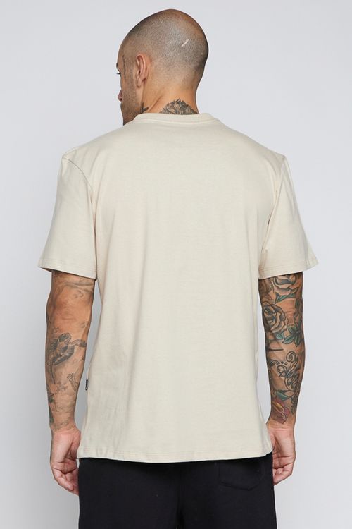 Camiseta Billabong M/C Icon Patch Areia