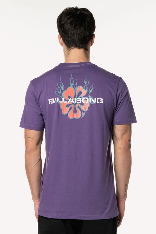 Camiseta Billabong M/C Paradise Burning Roxo