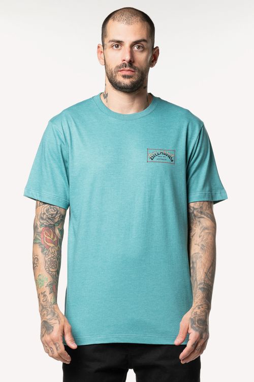 Camiseta Billabong M/C Arch Wave III Verde Mescla