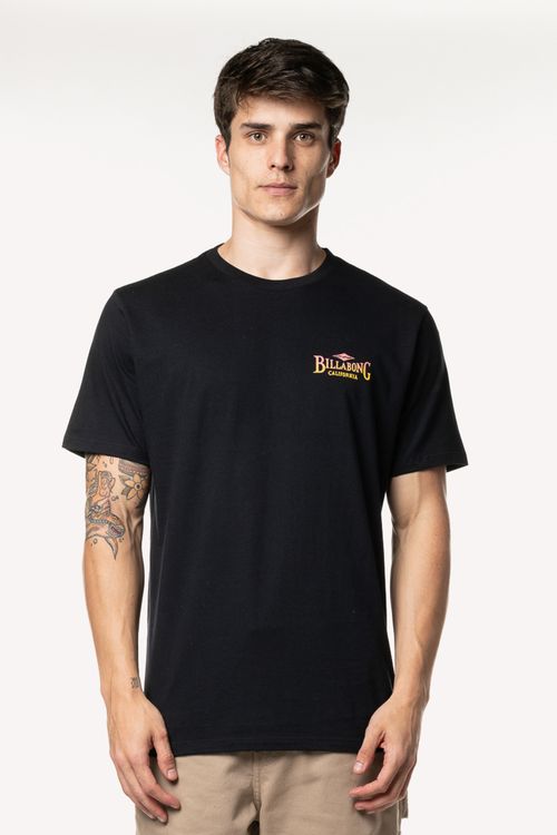 Camiseta Billabong M/C Places California Preto