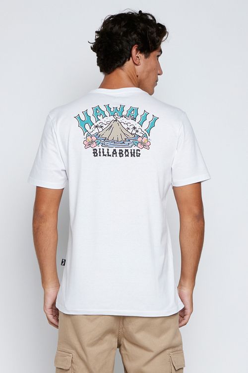 Camiseta Billabong M/C Hawaii Branco