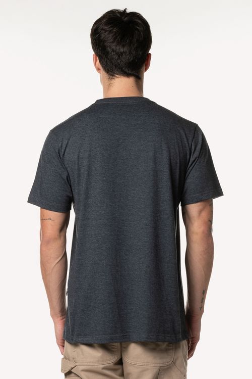 Camiseta Billabong M/C Smitty Cinza Escuro Mescla