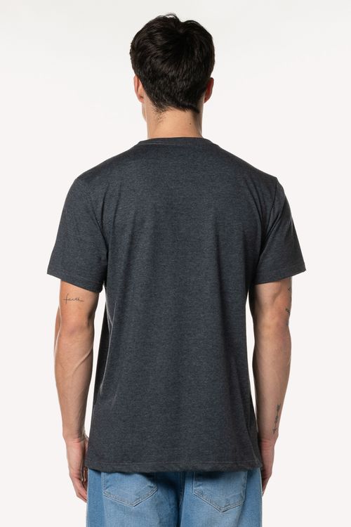 Camiseta Billabong M/C Walled IV Cinza Escuro Mescla