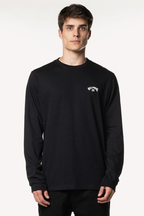 Camiseta Billabong M/L Small Arch Preto