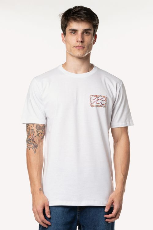 Camiseta Billabong M/C Traces Branco