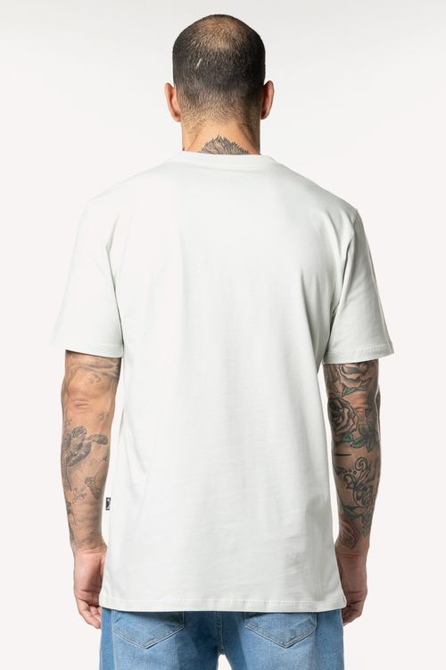 Camiseta Billabong M/C Growth Cinza Claro