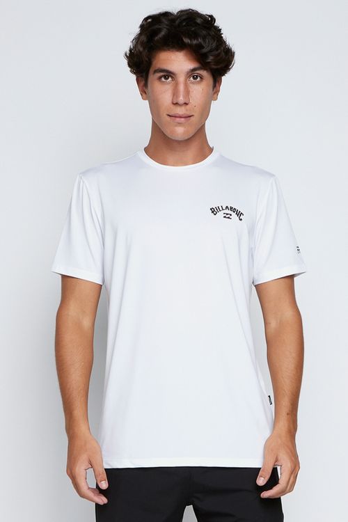 Camiseta Billabong M/C Small Arch UV Branco