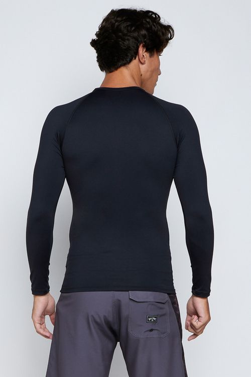 Camiseta Billabong Surf M/L Surf Bracket Wave Preto