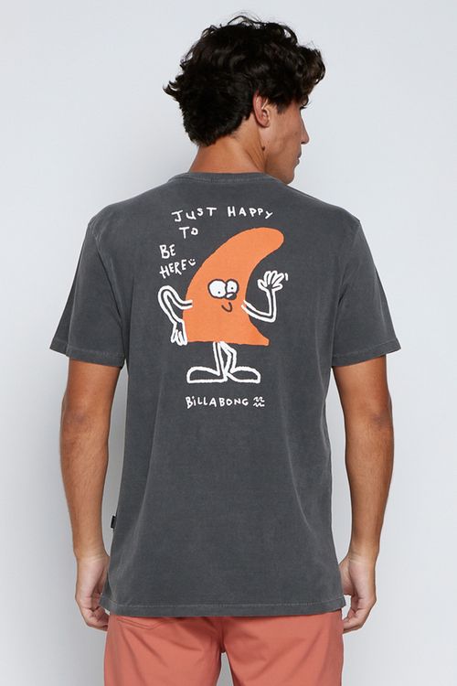 Camiseta Billabong M/C Funghi II WW Preto