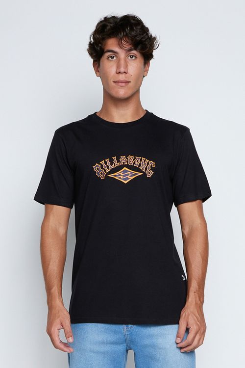 Camiseta Billabong M/C Arch Wave Preto