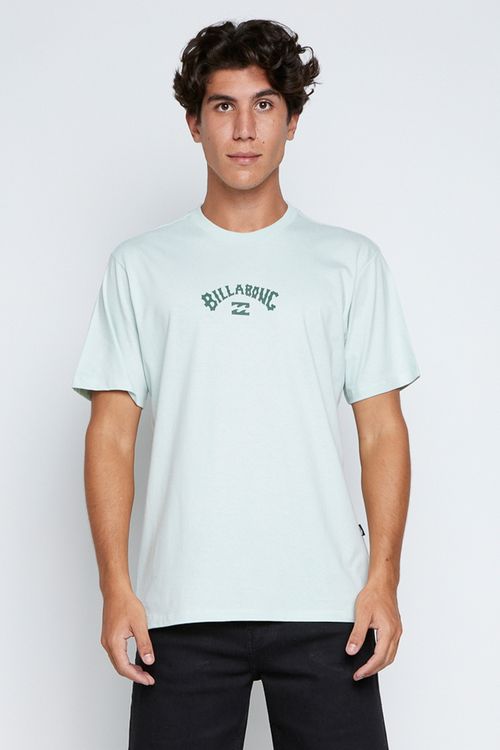 Camiseta Billabong M/C Mid Arch Color Verde Claro