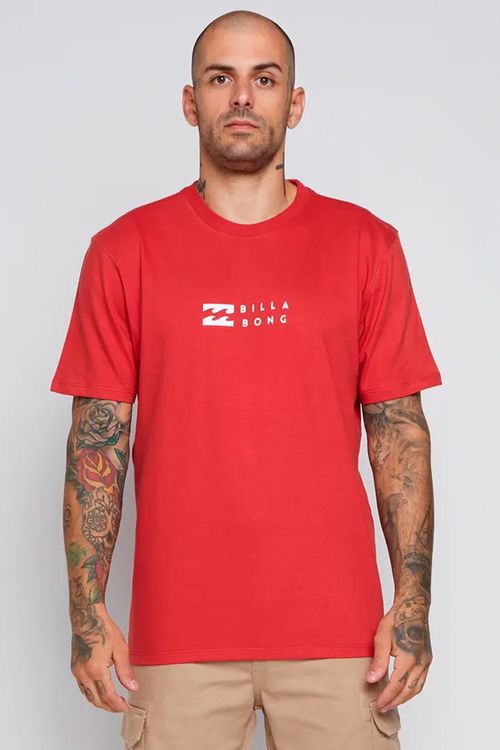 Camiseta Billabong M/C United Color Vermelho