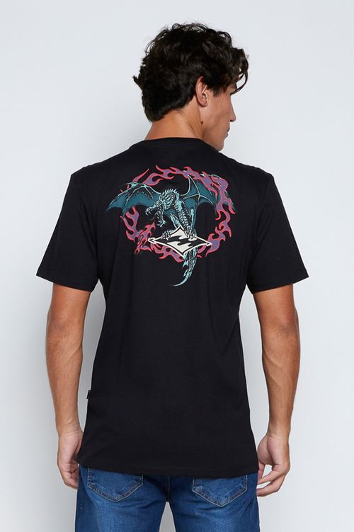 Camiseta Billabong M/C Dragon Preto