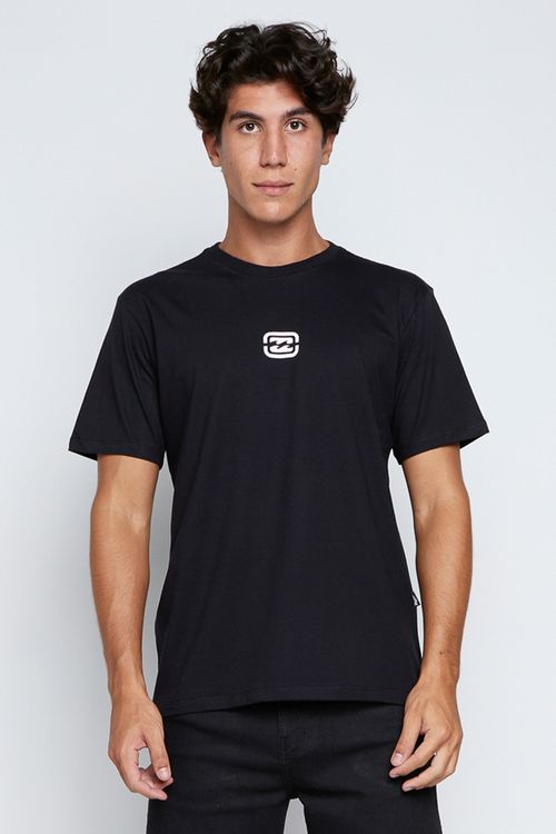 Camiseta Billabong M/C Bracket Wave Preto
