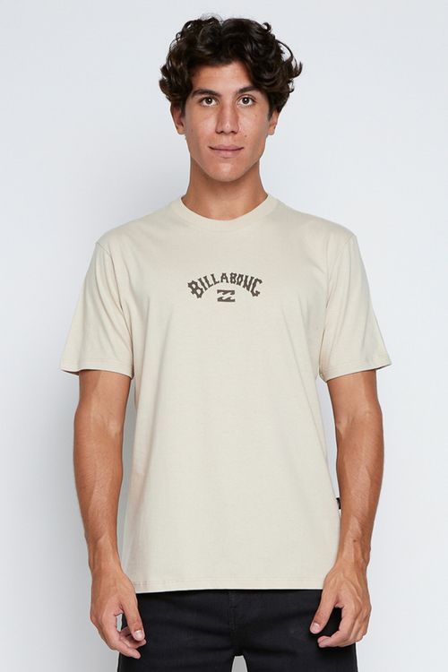 Camiseta Billabong M/C Mid Arch Color Areia