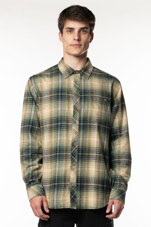 Camisa Billabong M/L Coastline Flannel Sage
