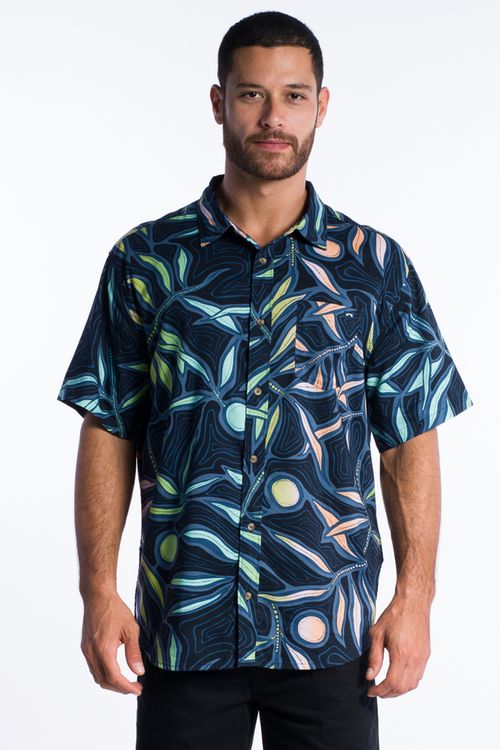 Camisa Billabong M/C Sundays Dark Navy