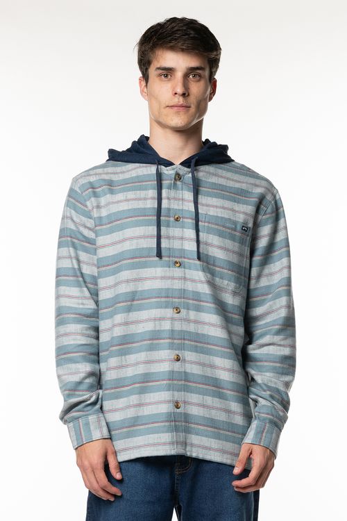 Camisa Billabong M/L Baja Flannel Cement