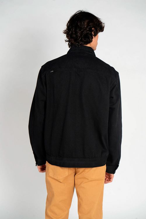 Jaqueta Billabong Barlow Jeans Black Preto