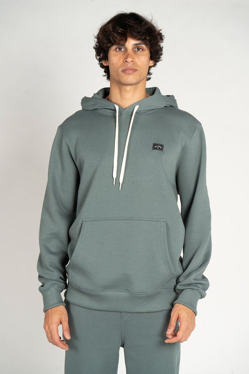 Moletom Billabong Fech Small Arch Patch Verde Escuro