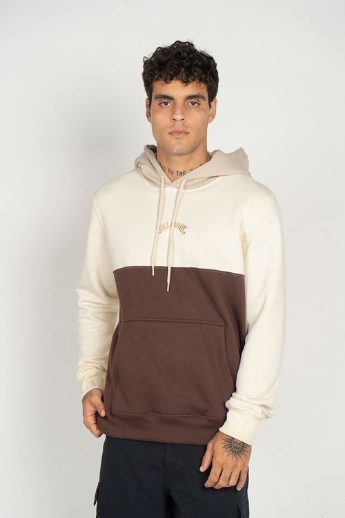 Moletom Billabong Fech Blocked Off White