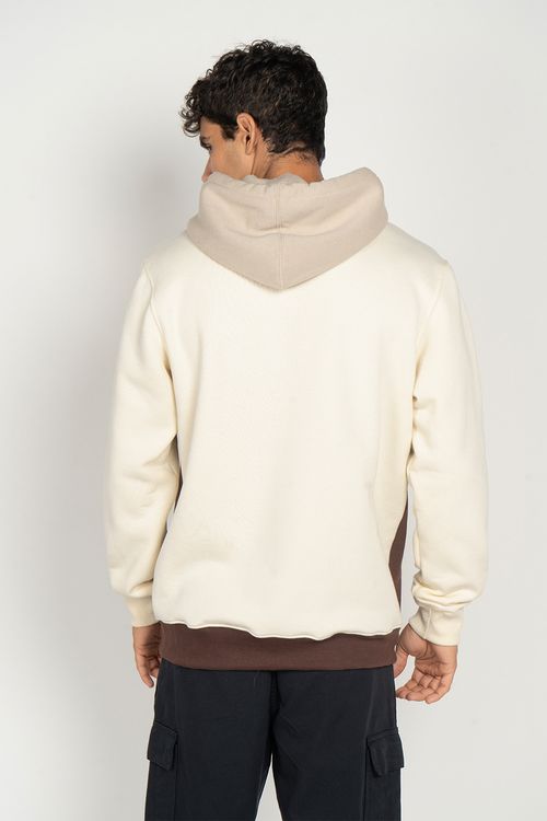 Moletom Billabong Fech Blocked Off White