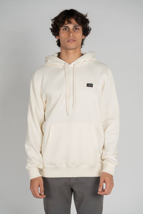 Moletom Billabong Fech Small Arch Patch Off White