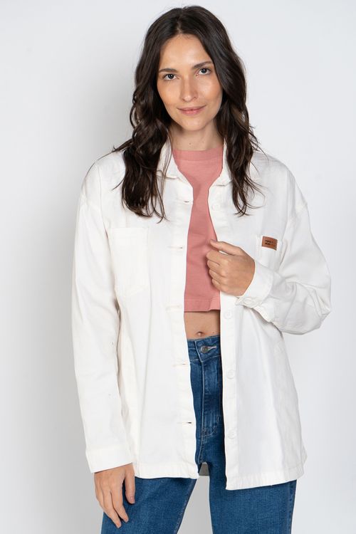 Jaqueta Billabong Every Time Shacket Off White