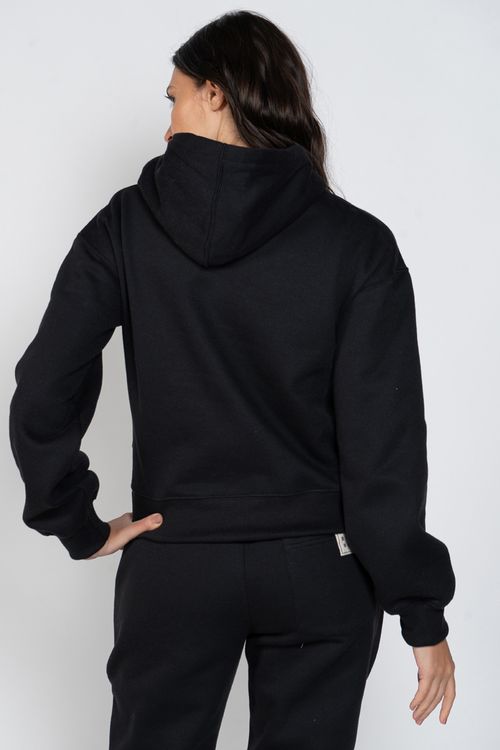 Moletom Billabong Fech Palmin Kendall Etiqueta Preto