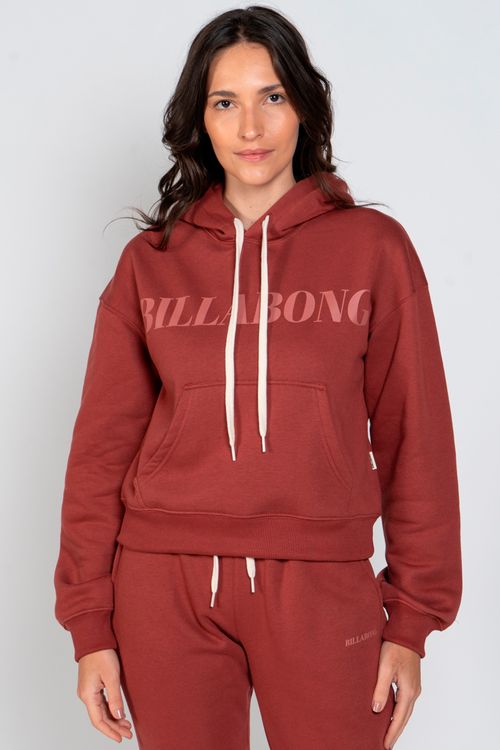 Moletom Billabong Fech Palmin Kendall Vinho