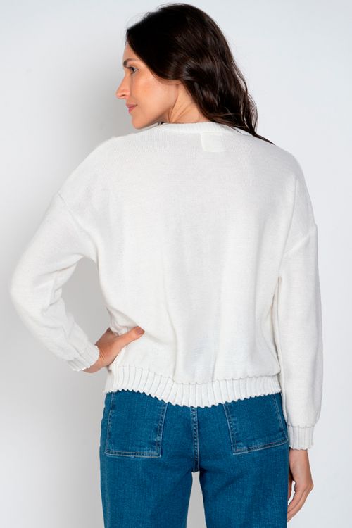 Tricot Billabong Ligth Wave 3 Off White