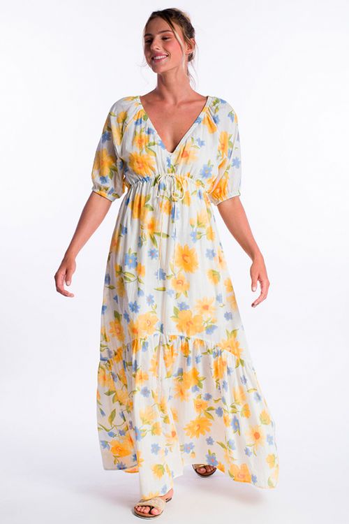 Vestido Billabong Lost In Love Salt Crystal