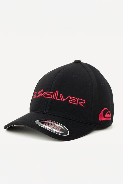 Boné Quiksilver Emb Type Down Word Black
