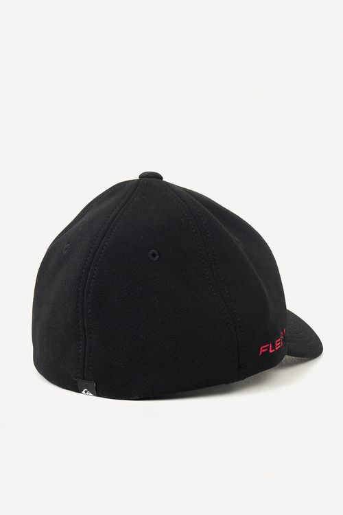 Boné Quiksilver Emb Type Down Word Black
