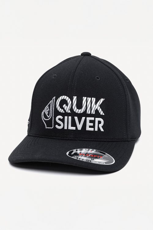 Boné Quiksilver Silver Transfer Emb Black